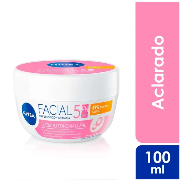 NIVEA Crema Facial 5 en 1 Aclarado Natural 100ml