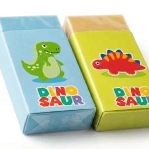 11 (2) Borrador rectangular dinosaurios unidad