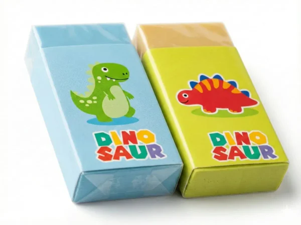 11 (2) Borrador rectangular dinosaurios unidad