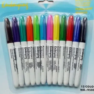 Marcador permanente fomix set 12 colores