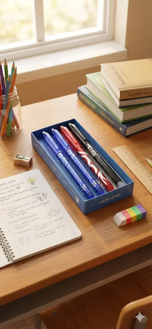 Esfero borrable caja de 12 unidades marca Odemei