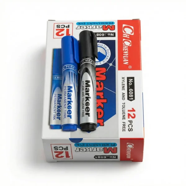 17 (2) Marcador permanente marca chenyuan caja x 12 unidades