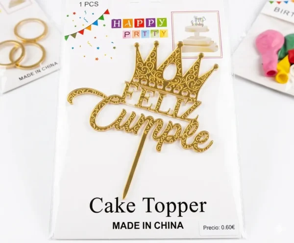 Topper de paste FELIZ CUMPLEAÑOS