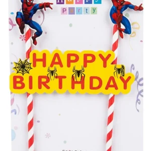 Topper para pastel spiderman