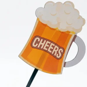 Topper para pastel Cheers