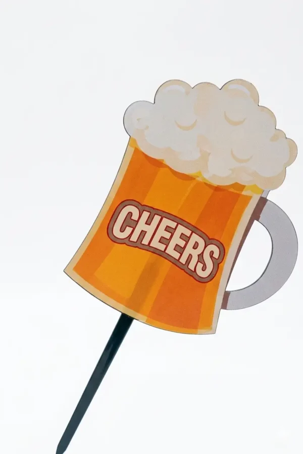 Topper para pastel Cheers