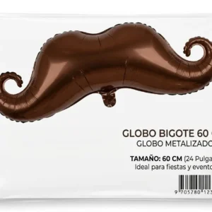 Globo metalizado Bigote