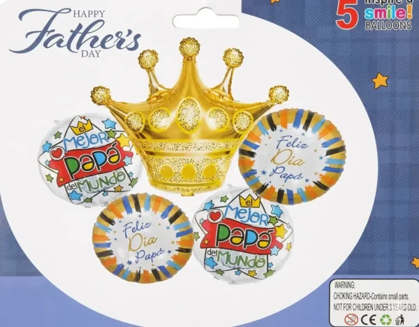 Set de 5 Globos día del Padre