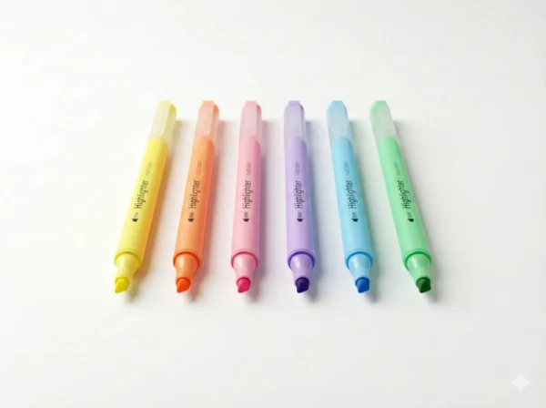 20 (1) Resaltador set x 6 colores doble