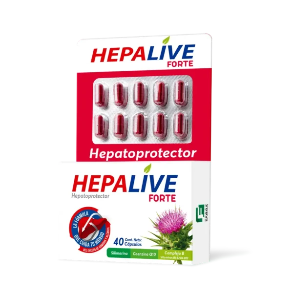 Hepalive Forte Cápsulas Caja Con 40 Unidades