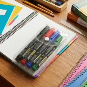 Marcador permanente set de 4 colores CD