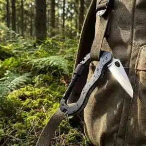 Navaja con mosquetón