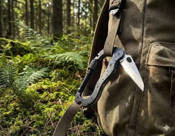 Navaja con mosquetón