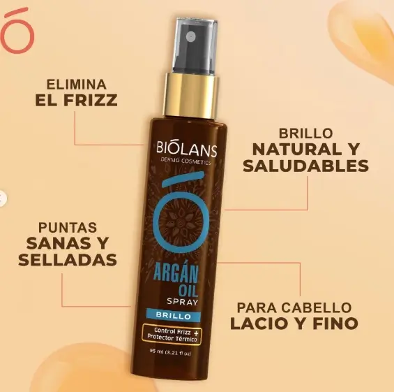 32 Silicon Hidratación Spay ARGÁN OIL BIOLANS