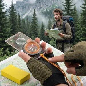 Brújula base transparente