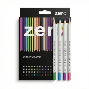 Pinturas colores brillantes marca zero caja x 36 colores