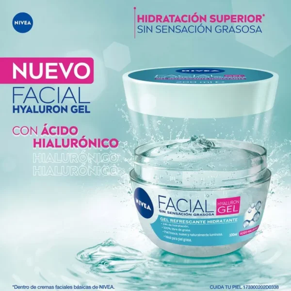 Crema Facial Nivea Gel Refrescante Hidratante X 100 ml