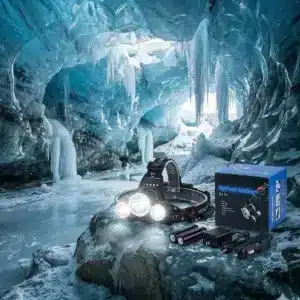 Linterna de cabeza 3 LED Recargable