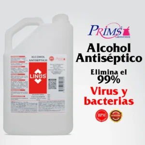 ALCOHOL ANTISEPTICO LINUS PRIMS Galon 3785 ml