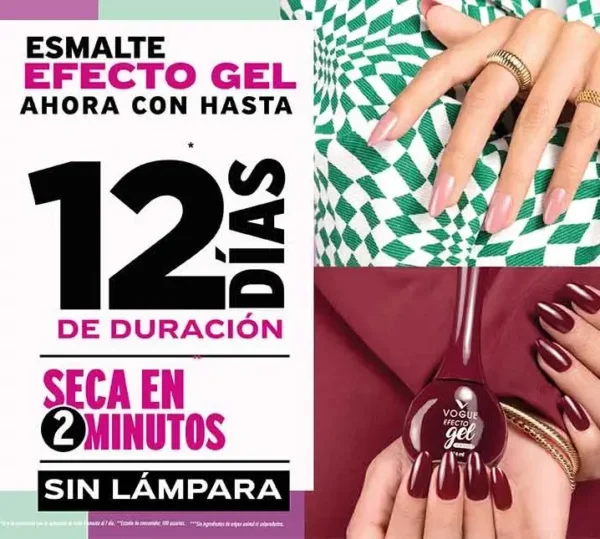 El esmalte de uñas Efecto Gel de Vogue