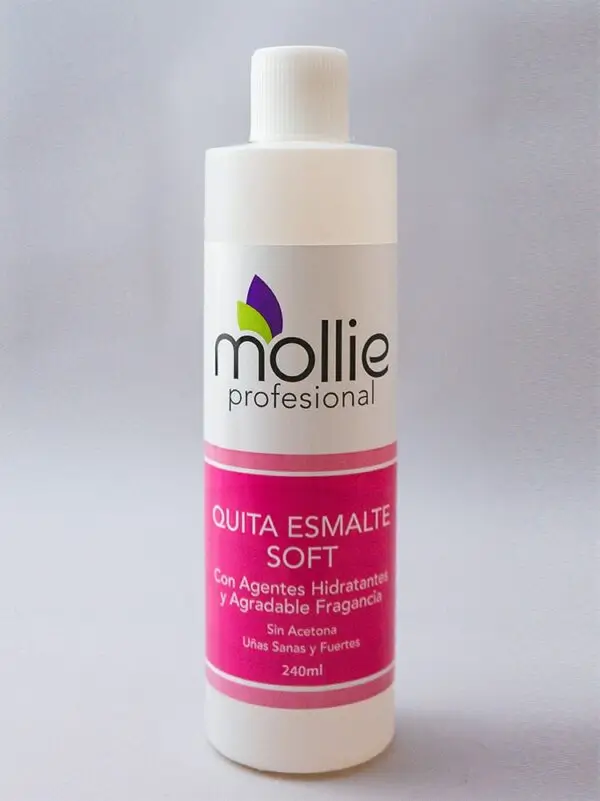 QUITA ESMALTE SOFT mollie profesional 240ml