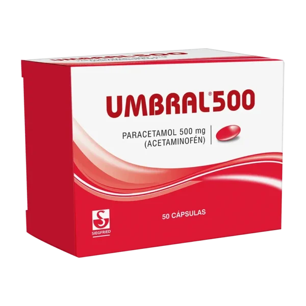 Umbral Cápsulas  500 mg Caja con 50 Unidades