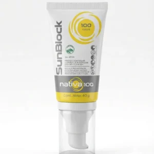 WhatsApp Image 2026-02-19 at 09.57.47 (2) Protector solar nativa 100 gel factor de protección solar (FPS) de 100 tamaño 40g