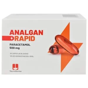 Analgan Rapid Capsula Blanda 500 mg Caja 50 Unidades