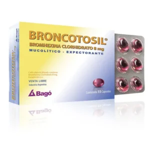 Broncotosil Cápsulas Blandas 8 mg Caja 15 Unidades