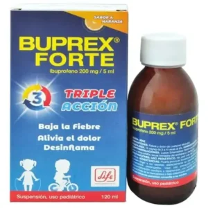 Buprex Forte Suspensión 200 mg/5 ml Frasco con 120 ml