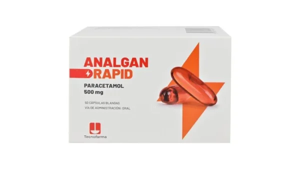 Analglan rapid 50 capsulas blandas