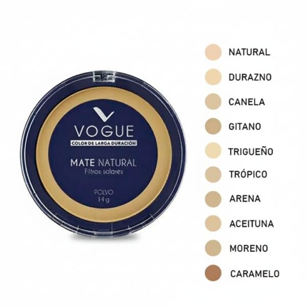 Polvo VOGUE Mate Natural