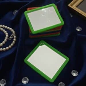 Espejo de cartera varios colores cuadrado x 12 unidades