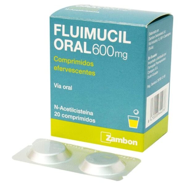 Fluimicil oral 20 comprimidos