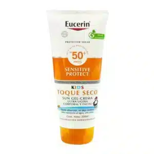Protector solar Eucerin Sun Oil Kids Control Corporal Gel-Crema Toque Seco FPS 50+