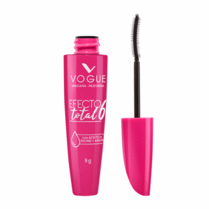 Máscara de Pestañas Efecto Total 6 A Prueba De Agua Negro VOGUE